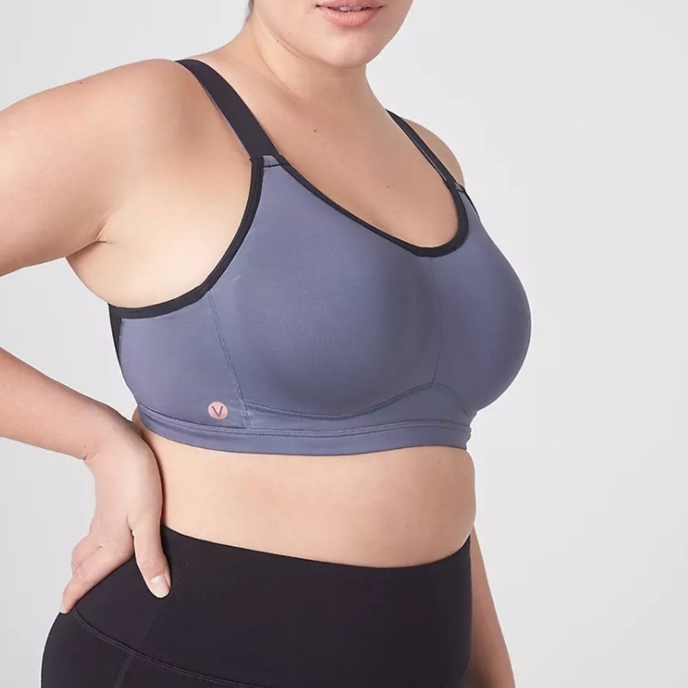 LIVI Active By Lane Bryant Purple High Impact Sports Bra Size 42DD